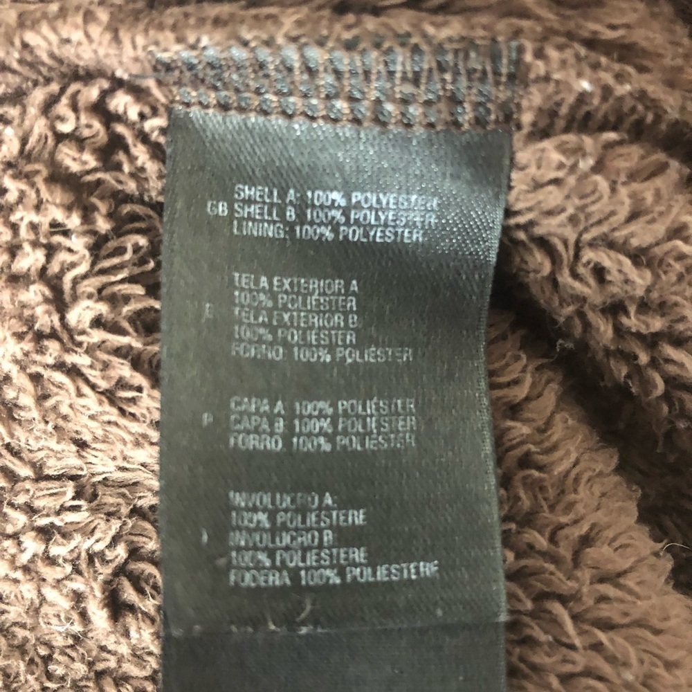 THE North Face Polyester Fleece Brown Jacket - Picture 9 of 10